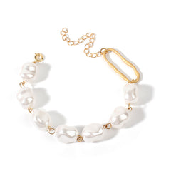 Baroque irregular pearl bracelet - FASHIONKULTUR