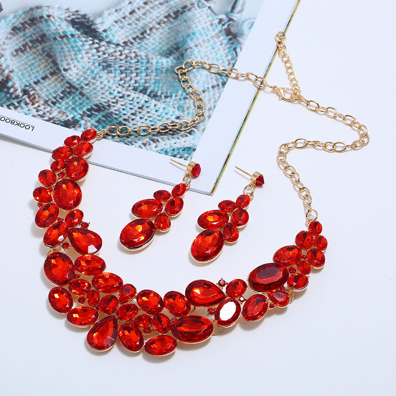 Necklace Set Necklace Earrings Jewelry Two Piece Set - FASHIONKULTUR