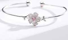 Sakura S925 Silver Letter Bracelet - FASHIONKULTUR