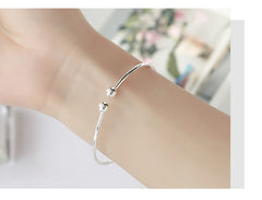 Sakura S925 Silver Letter Bracelet - FASHIONKULTUR