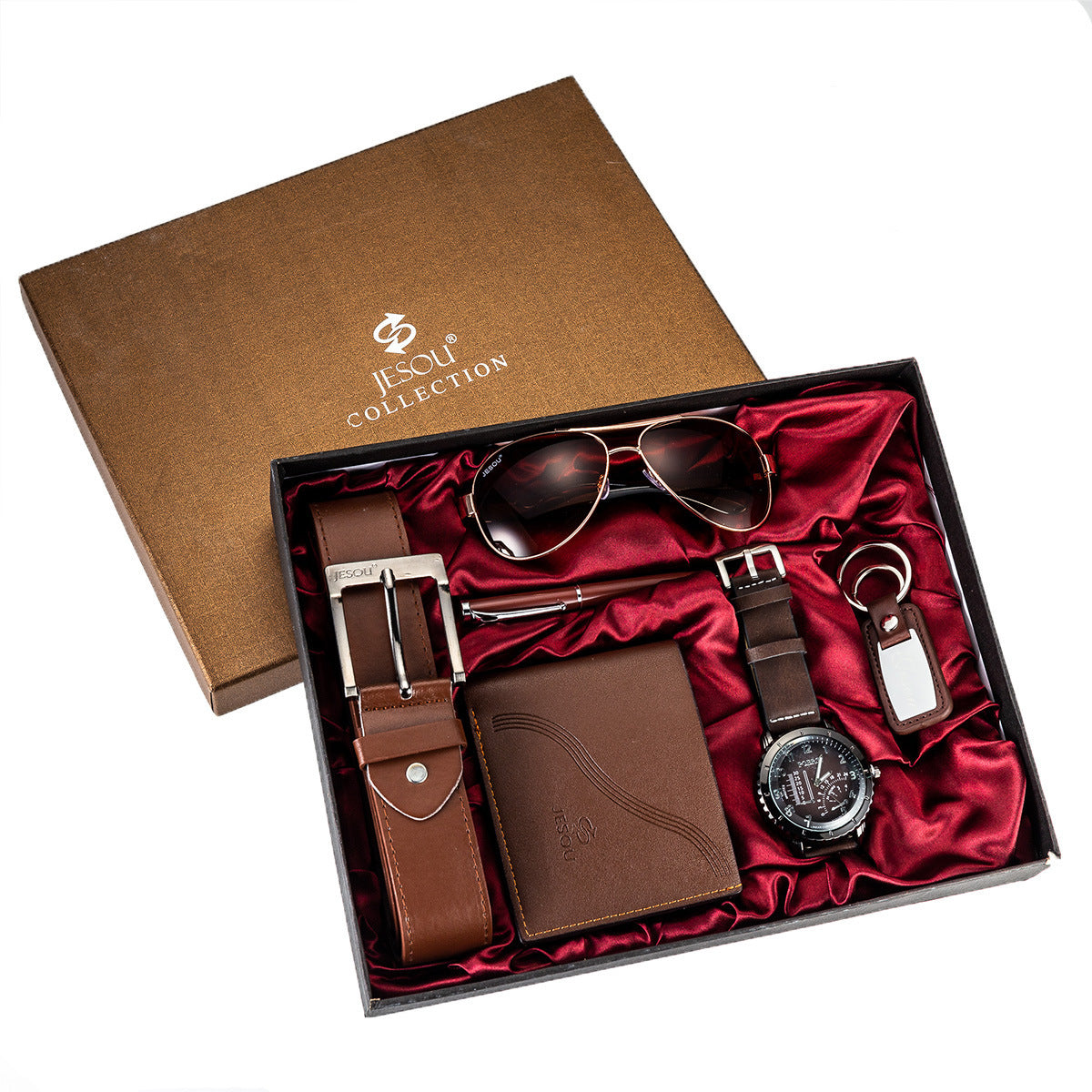 Stylish Men Wrist Watch Wallet Sunglasses Suit Gift - FASHIONKULTUR