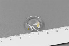 Fashion Jewelry S925 Dachshund Ring In Sterling Silver Jewelry Dog Ring - FASHIONKULTUR