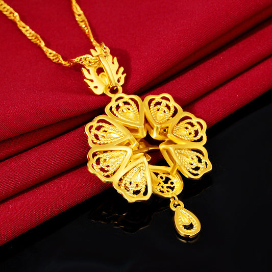 Pure Copper Gold-plated Peacock Pendant Korean Fashion Gold-plated Pendant Ladies Jewelry Jewelry - FASHIONKULTUR