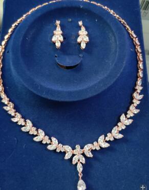 Zircon Simple Bridal Set - FASHIONKULTUR