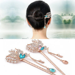 Women's hairpin glass head jewelry fashion - FASHIONKULTUR