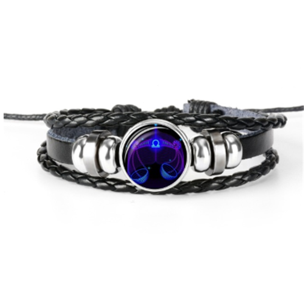 Zodiac Constellation Bracelet Braided Design Bracelet For Men Women Kids - FASHIONKULTUR