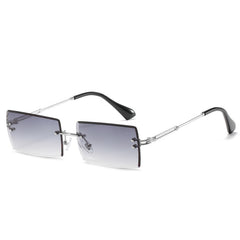 Fashion New Rimless Cut Edge Square Sunglasses - FASHIONKULTUR