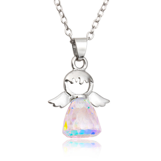 Crystal Little Angel Women's Necklace - FASHIONKULTUR