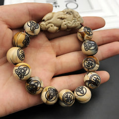 Money Drawing Pi Xiu Acrylic Beads Bracelet - FASHIONKULTUR