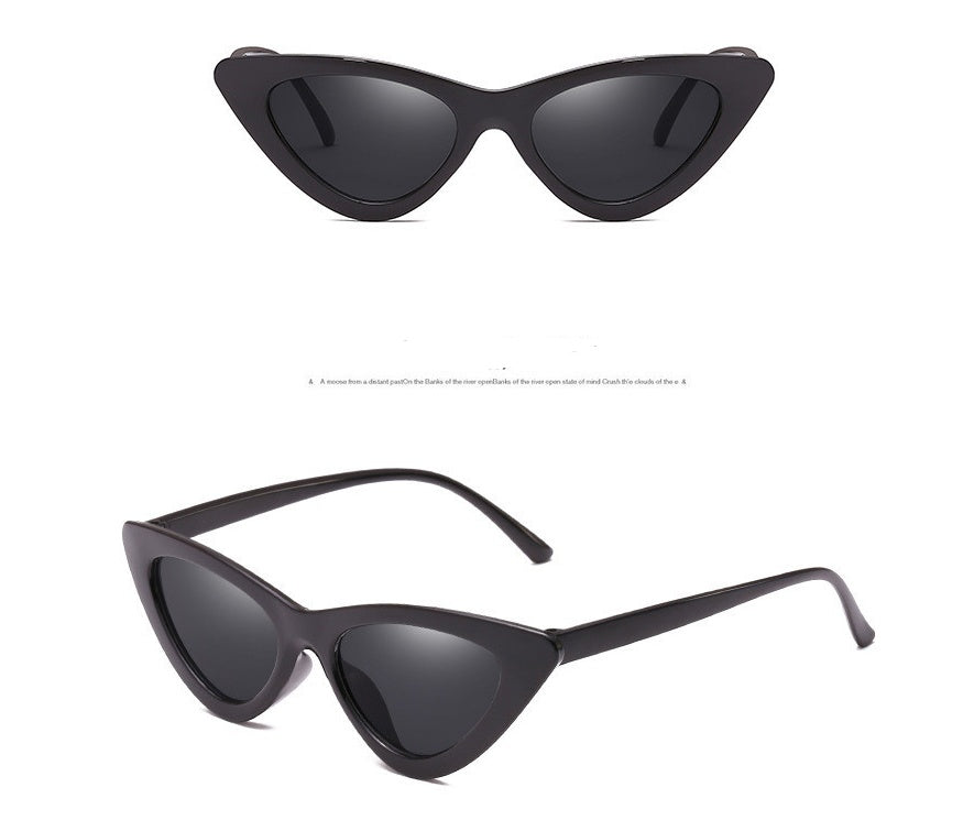 Trendy Triangle Cat Eye Sunglasses European And American Street Couple Style - FASHIONKULTUR