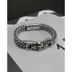 Hip Hop Retro Titanium Steel Bracelet For Men - FASHIONKULTUR