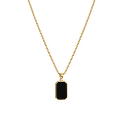 Niche Design 18K Gold Non-fading Fashion Small Black For Men Titanium Steel Necklace For Women - FASHIONKULTUR