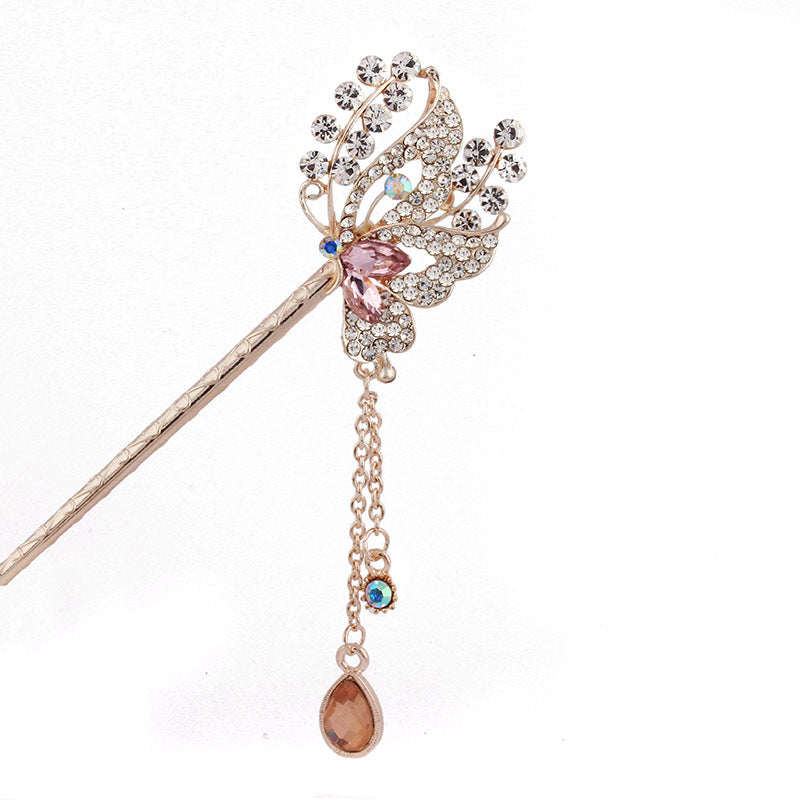 Women's hairpin glass head jewelry fashion - FASHIONKULTUR