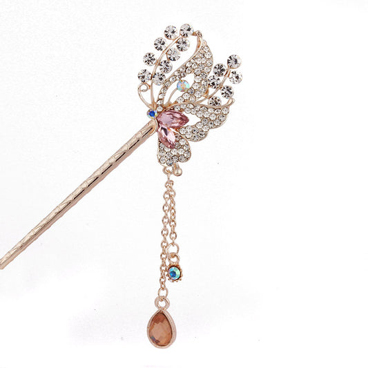 Women's hairpin glass head jewelry fashion - FASHIONKULTUR