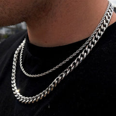 Temperament Fashion Cube Rope Chain Men Necklace - FASHIONKULTUR