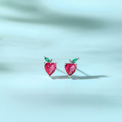 Fruit pineapple grape earrings