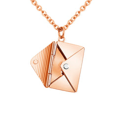 Fashion Jewelry Envelop Necklace Women Lover Letter Pendant Best Gifts For Girlfriend - FASHIONKULTUR