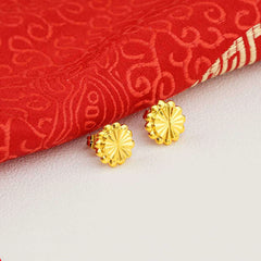 24K Gold Plated Earrings Euro Gold Jewelry New Popular Earrings - FASHIONKULTUR