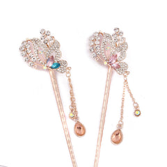 Women's hairpin glass head jewelry fashion - FASHIONKULTUR