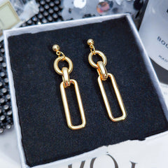 Metal high-quality earrings irregular earrings