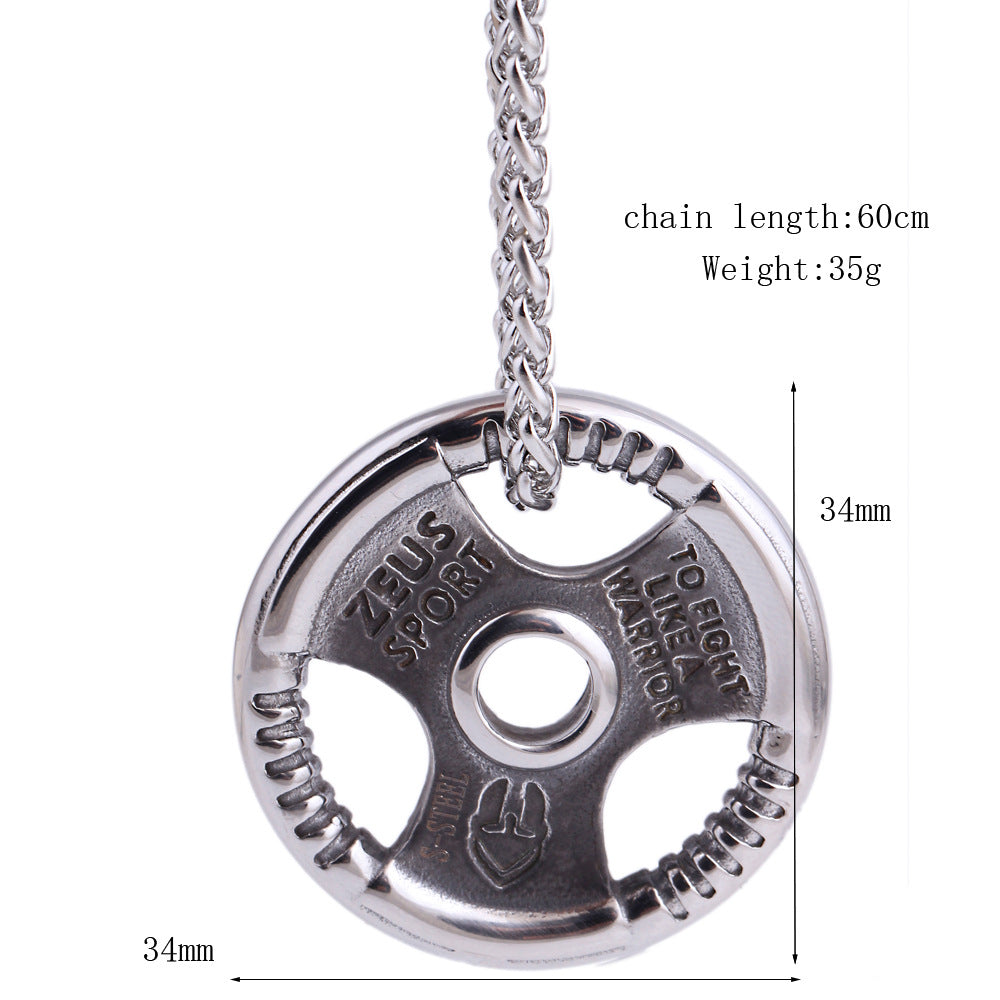 European And American Personalized Street Workout Ins Stainless Steel Necklace - FASHIONKULTUR