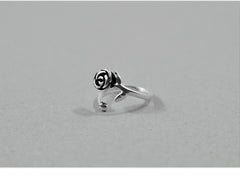 S925 Sterling Silver Rose Vintage Ring - FASHIONKULTUR