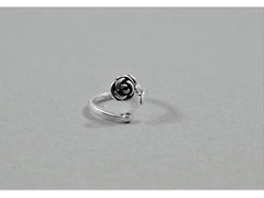 S925 Sterling Silver Rose Vintage Ring - FASHIONKULTUR