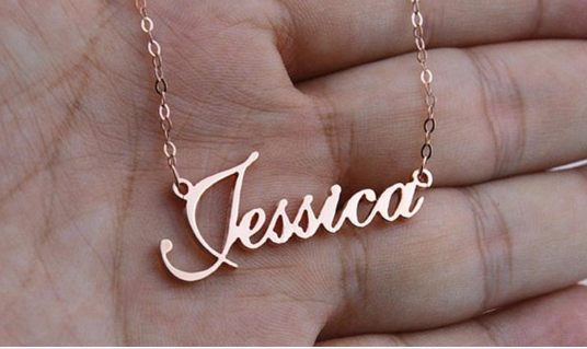 Personalization Titanium Steel Custom Name Necklace - FASHIONKULTUR