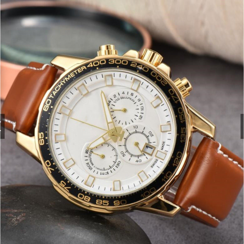 Men's Day Six-pin Full-function Quartz Watch - FASHIONKULTUR
