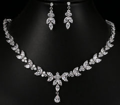 Zircon Simple Bridal Set - FASHIONKULTUR