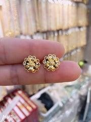 24K Gold Plated Earrings Euro Gold Jewelry New Popular Earrings - FASHIONKULTUR