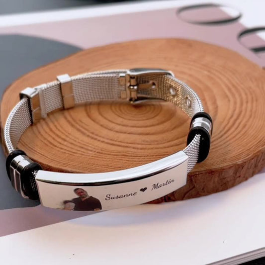 Stainless Steel Bracelet Mesh Strap Titanium Steel - FASHIONKULTUR