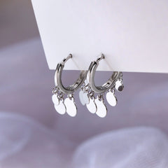 Light luxury earrings silver earrings - FASHIONKULTUR