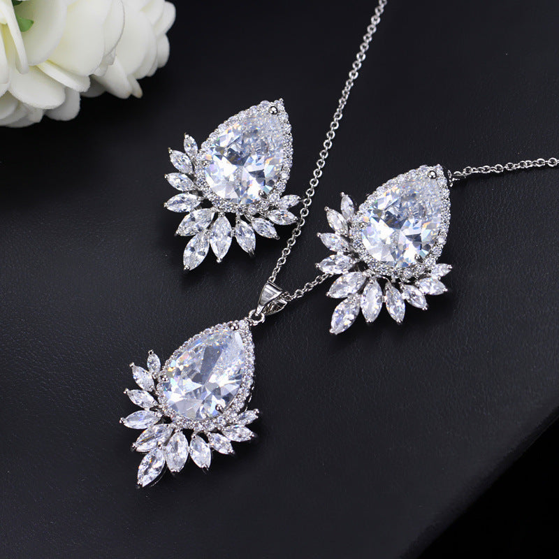 AAA jewelry chain, bridal banquet, dinner Jewelry Set - FASHIONKULTUR