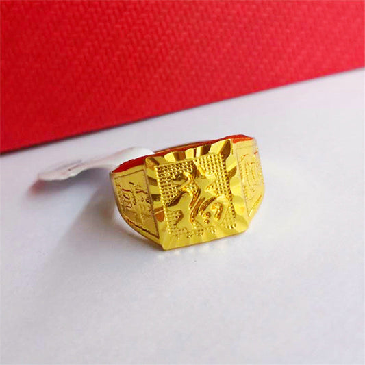 Square men's ring - FASHIONKULTUR