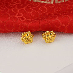 24K Gold Plated Earrings Euro Gold Jewelry New Popular Earrings - FASHIONKULTUR