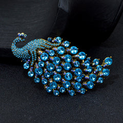 Colorful Peacock Women's Metal Brooch - FASHIONKULTUR