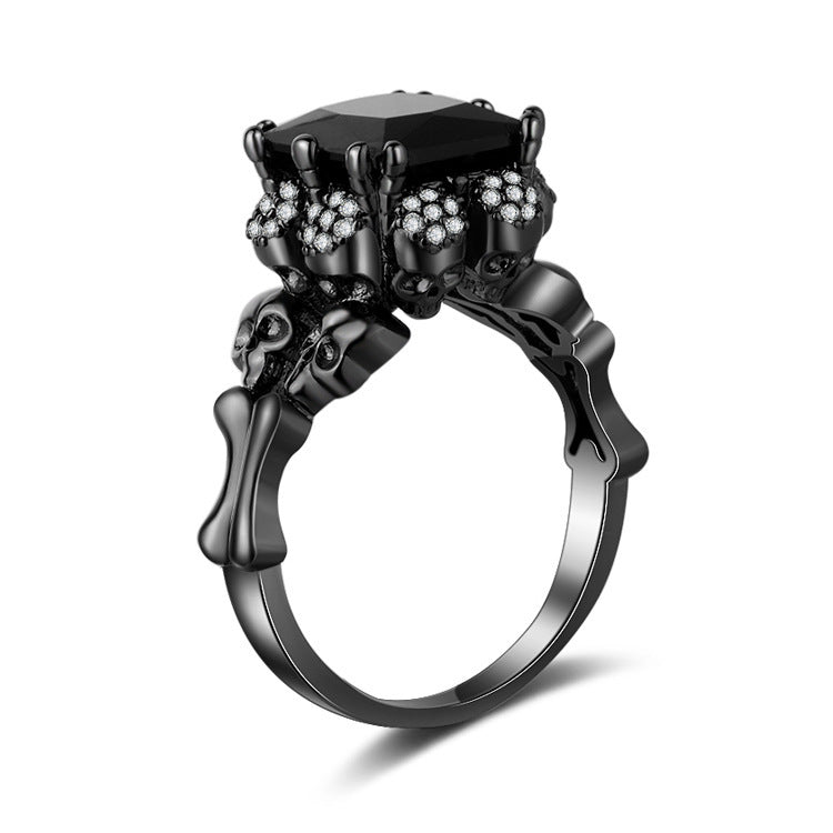 Skull Women's Ring European And American - FASHIONKULTUR