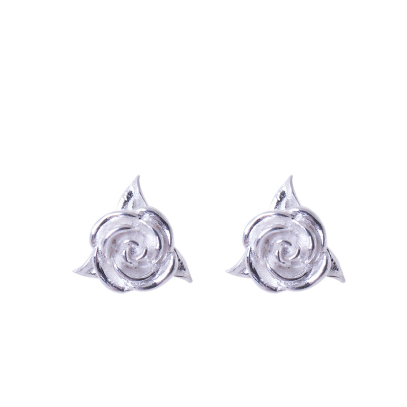 Creative jewelry rose earrings - FASHIONKULTUR