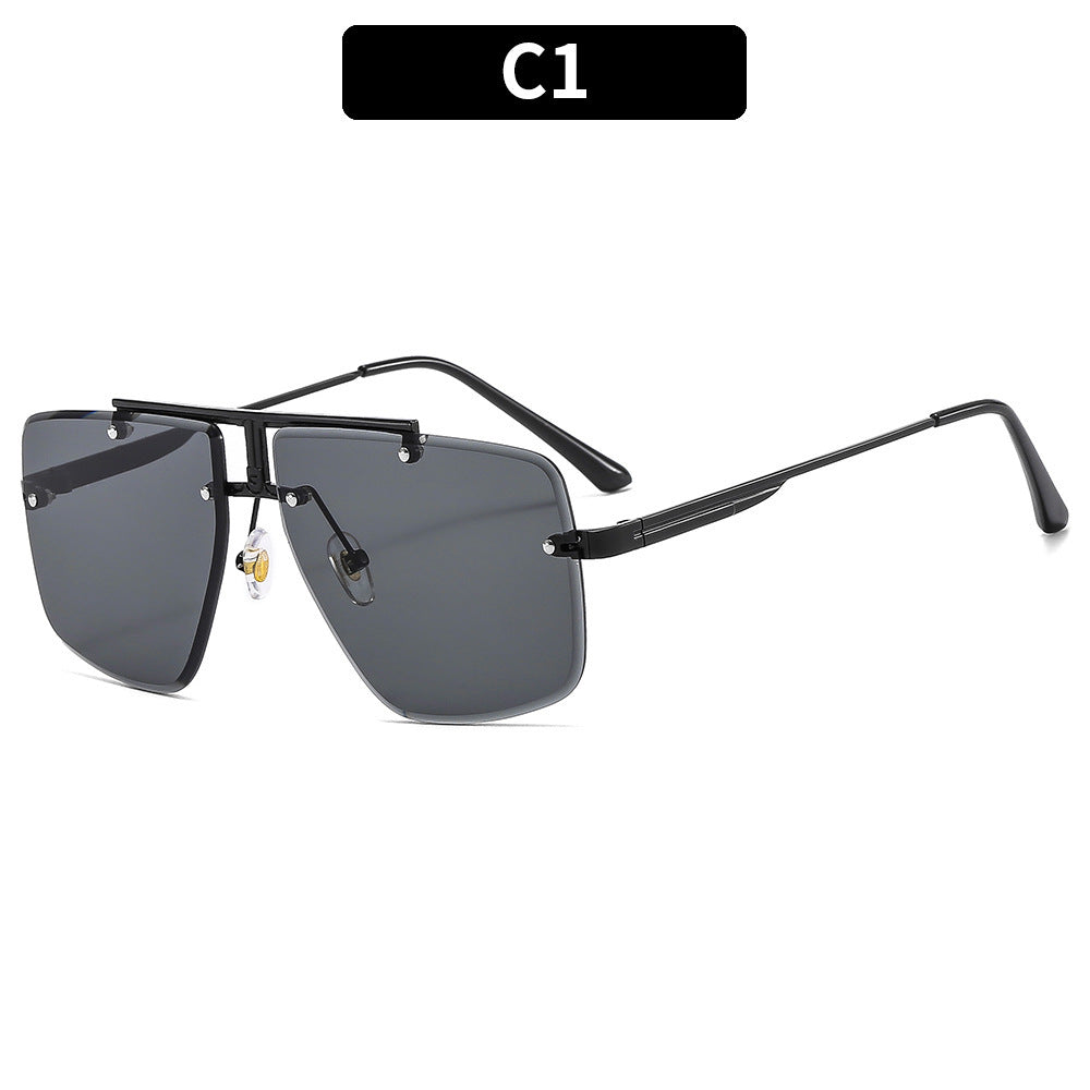 Sunglasses Square Frame Retro Men - FASHIONKULTUR