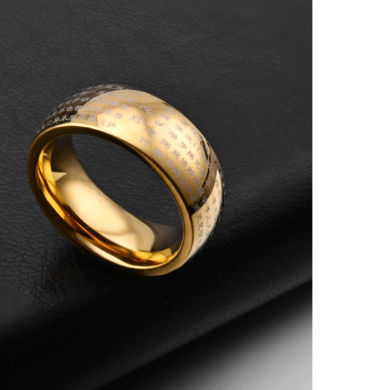 Ban Ruoxin Sutra Men's Ring - FASHIONKULTUR