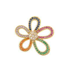 Colorful Zircon Light Luxury Tree Of Life Pendant