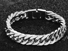 Titanium steel double buckle bracelet - FASHIONKULTUR