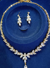 Zircon Simple Bridal Set - FASHIONKULTUR