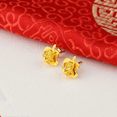 24K Gold Plated Earrings Euro Gold Jewelry New Popular Earrings - FASHIONKULTUR