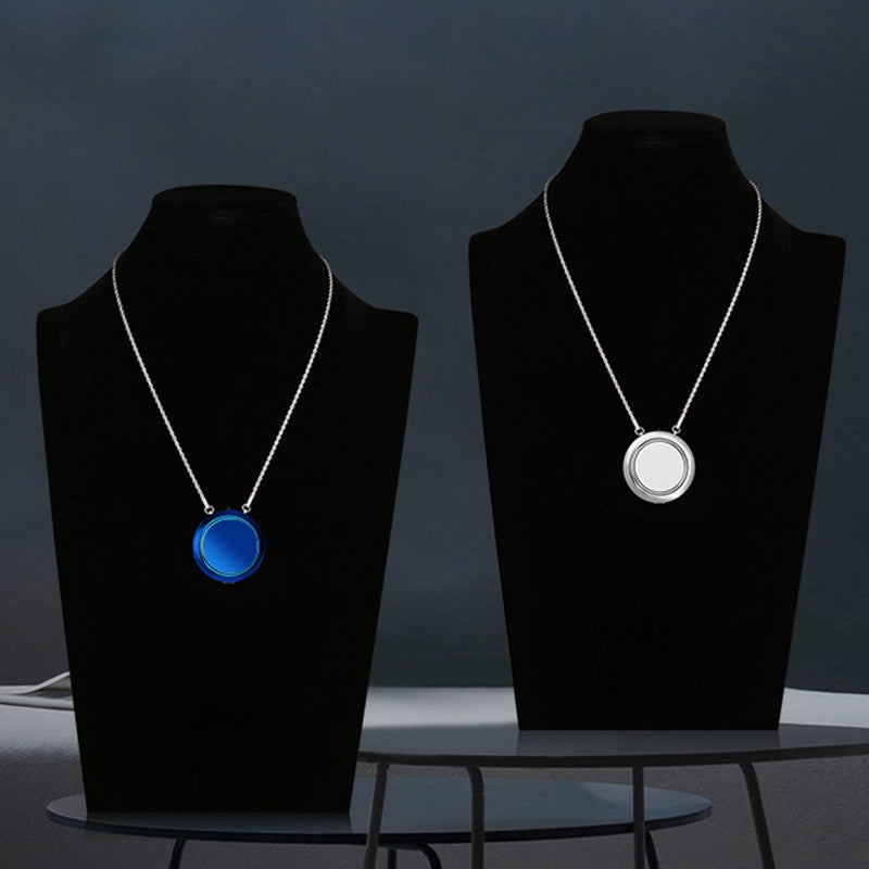 Wearable portable negative ion air purifier Necklace wear purifying pendant gift - FASHIONKULTUR