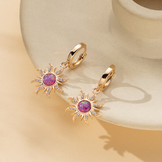 Zircon Necklace Vintage Ring Copper Inlaid - FASHIONKULTUR