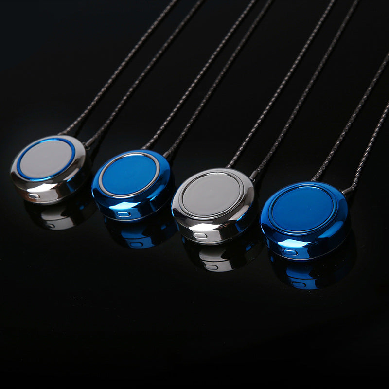 Wearable portable negative ion air purifier Necklace wear purifying pendant gift - FASHIONKULTUR