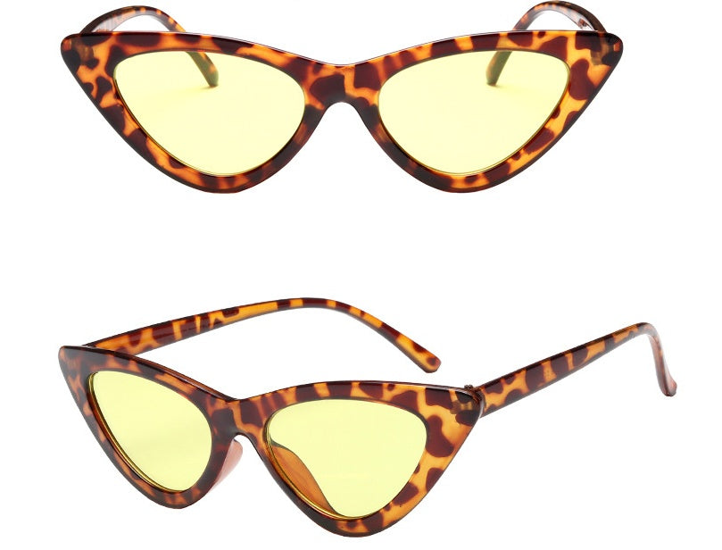 Trendy Triangle Cat Eye Sunglasses European And American Street Couple Style - FASHIONKULTUR