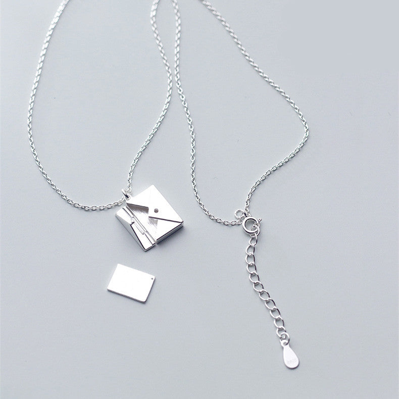 Fashion Jewelry Envelop Necklace Women Lover Letter Pendant Best Gifts For Girlfriend - FASHIONKULTUR